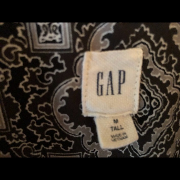 Black, white and gray print Gap dress - Picture 3 of 6